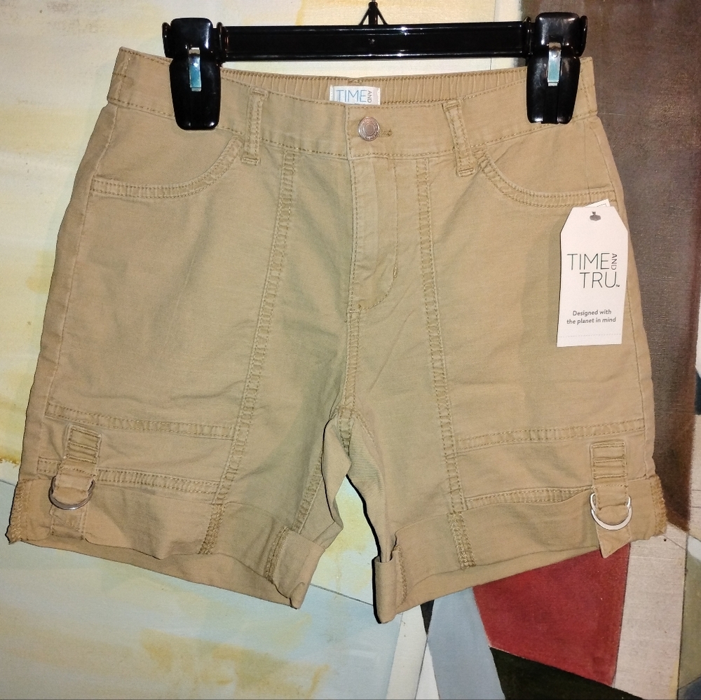Time and Tru Women's Utility Shorts - Size 0 NWT